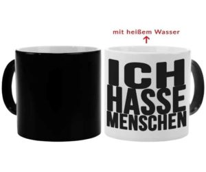 ich hasse menschen tasse